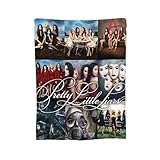 BLENDSPURE Pretty Little Liars Blanket Flannel Fleece Blanket All Seasons Lightweight Air Conditioner Blanket Fuzzy Throw Blanket for Decorations Christmas Thanksgiving Gift (50x40 in)