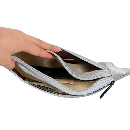 Meichoon Pochete impermeável para homens e mulheres, bolsa para cinto de corrida para caminhadas, fi