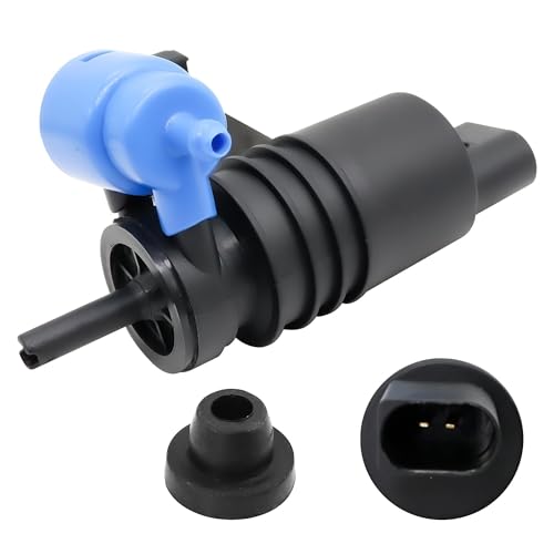 8260A059 Windshield Wiper Pump Automotive Windshield Washer Pump Compatible with Jeep with Dodge with Chrysler with Chevy Replace 8260A021 8260A082