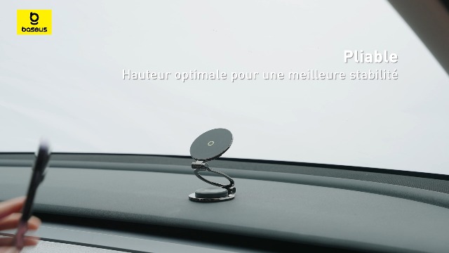 Baseus MagPro II Supporto Magnetico Per Auto [Aggiornato 2024] Con Calamita N56 E Rotazione 360°, Compatibile Con IPhone 12-16 E Cellulari Con Anello Magnetico - 3