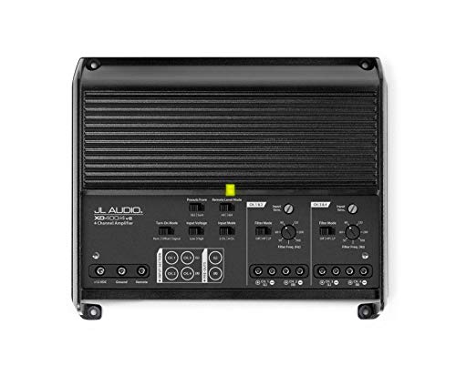 JL Audio XD400/4v2 4-channel car amplifier — 75 watts RMS x 4