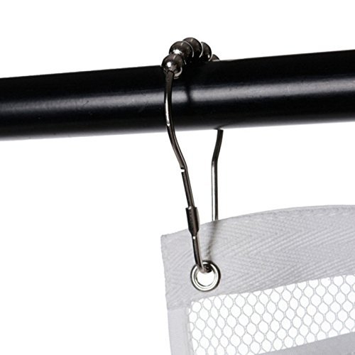 Cestino da appendere ad asciugatura rapida e organizer da bagno con 6 tasche da appendere alla tenda da doccia ganci per tenda da doccia organizer per doccia in rete accessori da bagno