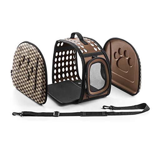 Bolsa Transporte Desmontável em Eva Sanremo para Cães, Bege e  Marrom