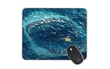 JNKPOAI Sea Shark Mouth Mouse Pad Mouse Pad for Laptop Computers Custom Mouse Pads (Shark, Square)
