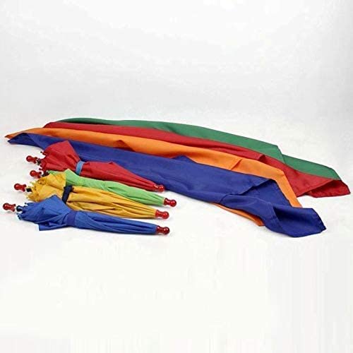 MOMOMAGE Sete a 4 Ombrelli Trucchi Magici 1 Set Sciarpe Mago Stage Illusione Gimmick Prop Divertente Mentalismo Giocattoli Classici