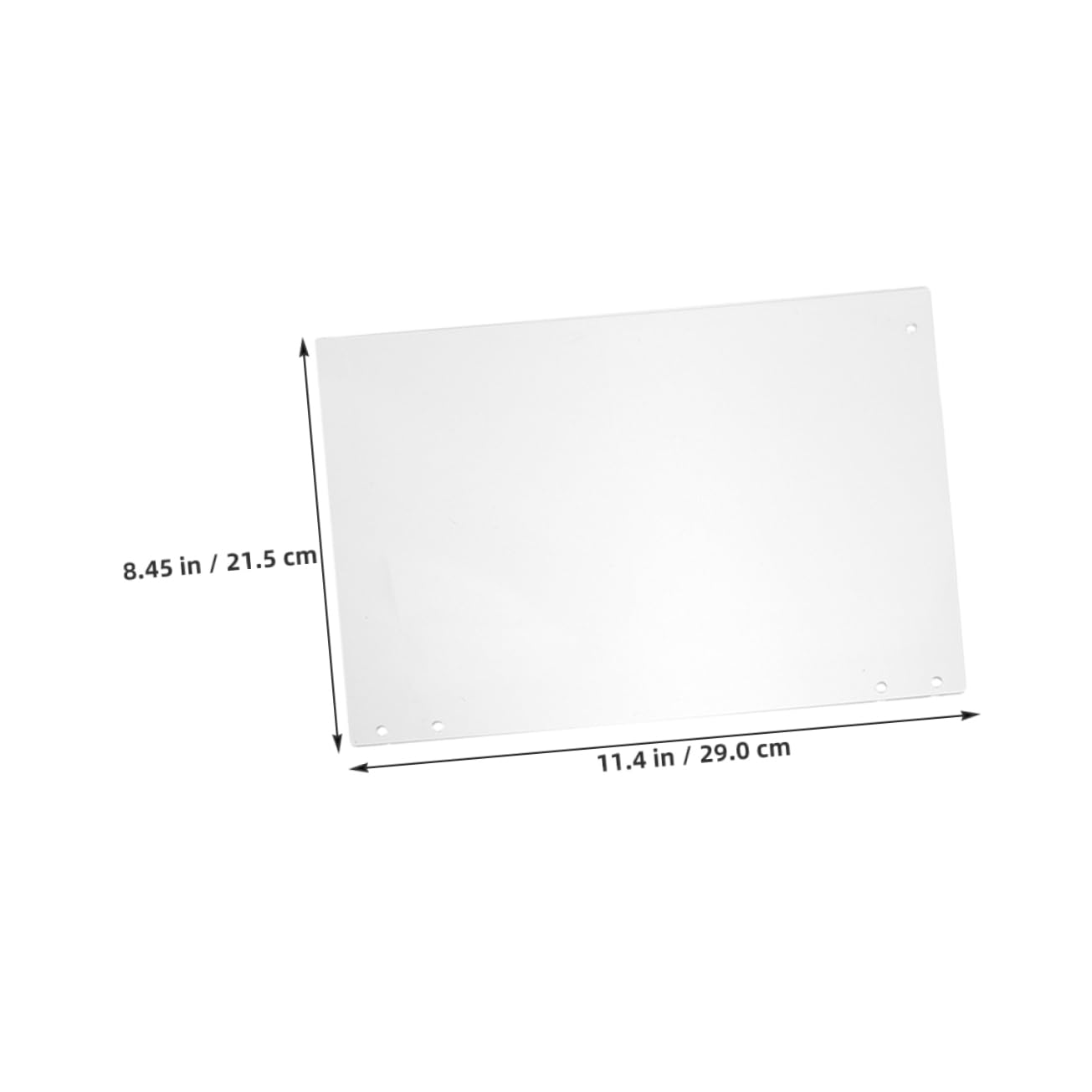 INOOMP 2pcs Thickened Popcorn Machine Door Panel Replacement Accessories Clear Panels for Commercial Popcorn Makers Easy Access and Protective Barrier