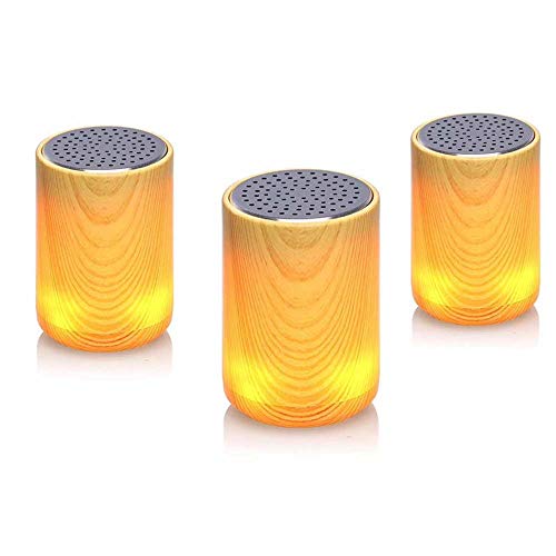 Altavoz Bluetooth JIA Audio con luz de madera creativa y conexión Plug-in 7