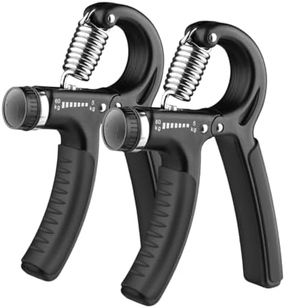 Hand Grip Exercitador de Mãos, Punhos e Antebraços Ajustável 60KG...
