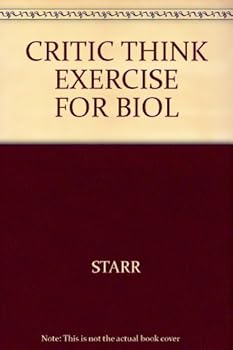 Hardcover Critical Thinking Exercises -Biology: C&a Book