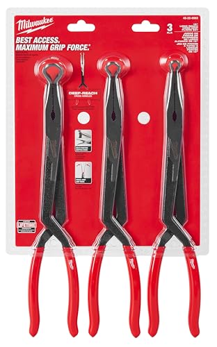Milwaukee Kit De Alicates Longo P/Mangueiras C/ 3 Pçs 48-22-6563