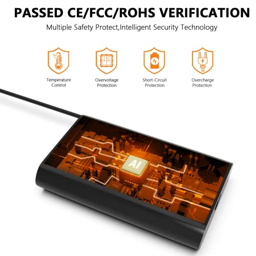 65W Usb-C Laptop Charger For Dell Latitude 5420 7420 5520 7390 7370 7430 7400 5300 7390 2-In-1 Xps 9350 9360 9365 9250 9370 9550 Chromebook 3100 3400 5190 Type C Adapter Power Supply Cord #TOP4