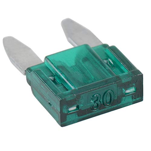 Pack de 10 unités minifusibles à lame avec code de couleurs selon intensité de 30 A Electro DH 06.187/30 8430552081257