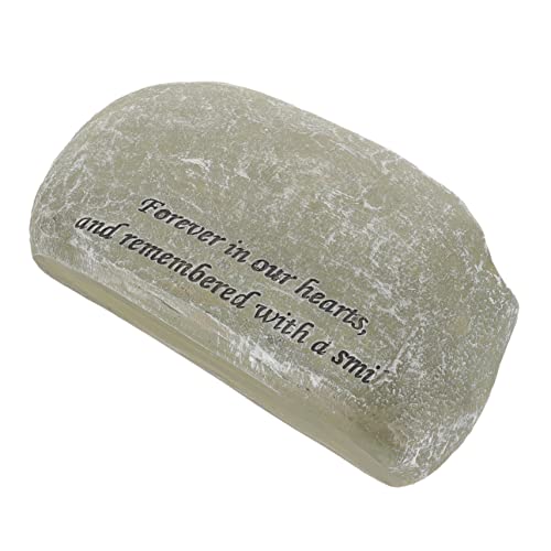 HEMOTON Lápida Conmemorativa para Mascotas Marcador De Tumba para Gatos Piedra De Resina para Perros Decoración De Jardín para Recuerdo De Mascotas