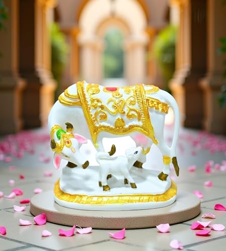 Idole Kamadhenu multicolore 12,7 cm, cadeau idéal déco K4784 - 3