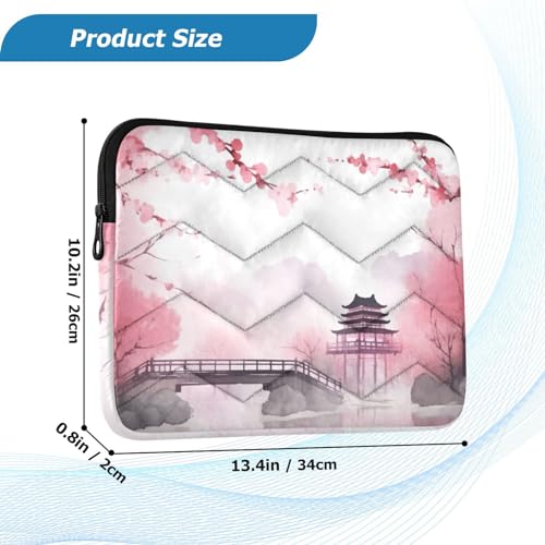 Funda para portátil 13-14 pulgadas impermeable rosa miniatura 3