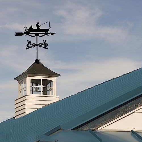 image for Black Weather Vane for Outdoor Garden Lawn Yard Roof Decoration, Decor