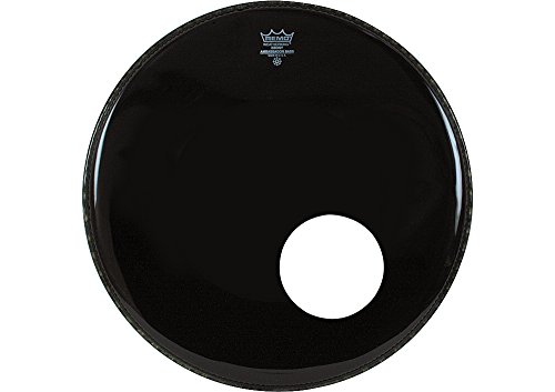REMO Bass, AMBASSADOR®, EBONY®, 22' Diameter, 5' Black DynamO Installed
