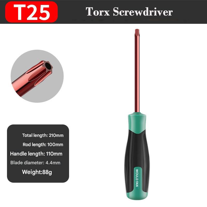 Image of Cabin Air Filter Replacement Tool Kit: Magnetic T25 Torx Bit Star Screwdriver + Steel Pry Bar Removal for VW and Audi and Chevrolet Car Interior Dashboard Panel Vent Console Repair