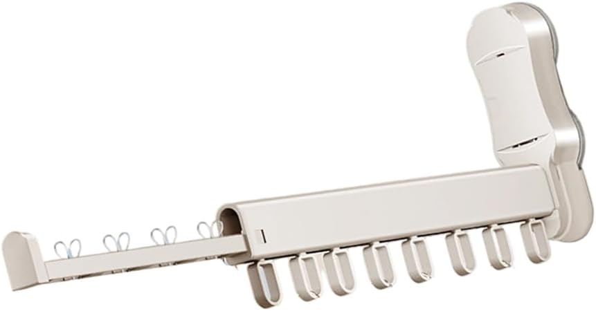 Aluminum Laundry Rack with Strong Load Capacity Foldable Clothes Hanger Stand for Small Apartments and Balconies