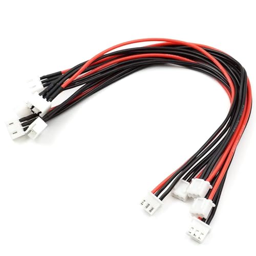 Image of 5pcs JST-XH 2S 8 inch /200mm 22awg Balance Plug Extension Lead Wire for RC Battery Charger(W69-5)