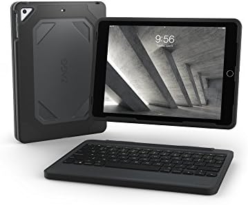ZAGG Rugged Book - Durable Case and Bluetooth Keyboard for Apple iPad Mini 5 (7.9") - Charcoal