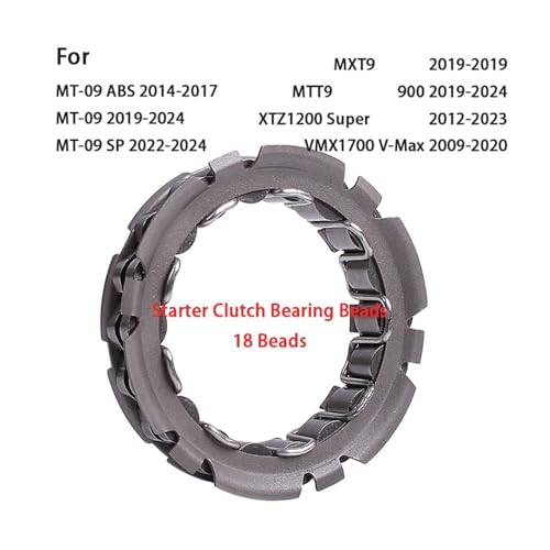 Billes de roulement démarreur moto en acier haute précision pour MT-09