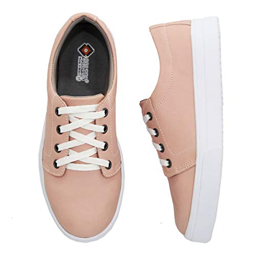 Tênis Sapatenis Casual Feminino Rosa Selten 36, Rosa