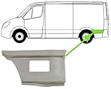 Reparaturblech Radlauf, Länge (mm): 440, Höhe (mm): 270, Vorne/hinten: Passend für Hinten, Seite: Links (Fahrerseite), Einbauposition: hinter Radhausnische, Hersteller: Premium Aftermarket, Lieferumfang: 1 Stück, Zustand: Neu, Unlackiert. Oberfläche kann Lagerspuren oder Kratzer aufweisen und stellt keinen Reklamationsgrund dar., Hinweis: Vor dem lackieren der Artikel, bitten wir Sie den Artikel anzupassen. Von Ihnen lackierte Karosserieteile sind vom Umtausch ausgeschlossen.