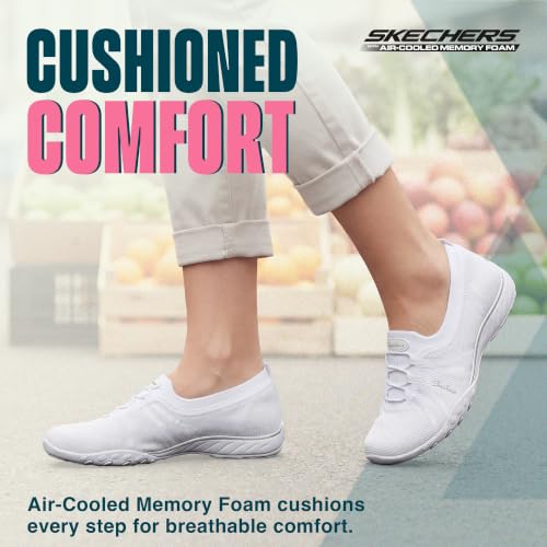 Image of Skechers Women's Breathe Easy - Simple Pleasure | Modern Comfort Casual, Relaxed Fit, Stretch Fit, Air-Cooled Memory Foam, Machine Washable, Vegan
