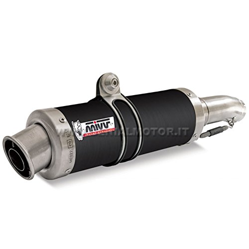 2011 Yamaha FZ8 11 Exhaust Mivv GP Black Steel