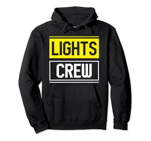 Luces Tripulación Iluminación Técnico Electricista Regalo Sudadera con Capucha