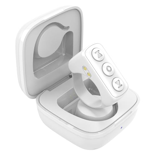 ZOZVO TikTok Remote Control for TikTok, Bluetooth Page Turner for iPad/Kindle App/iPhone/Android, TikTok Scrolling Ring (White)