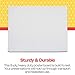 School Smart Poster Boards, 22 x 28 Inches, 8-Ply Thickness, White, Pack of 25