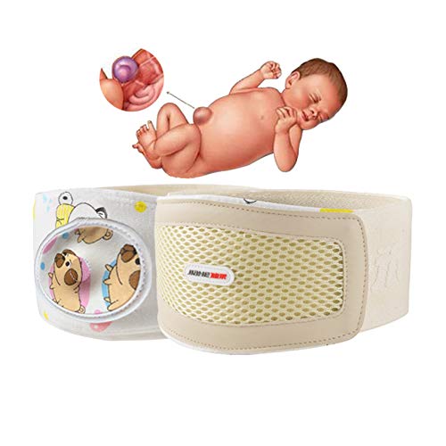 Umbilical Hernia Truss Baby Belly Band Infant Kids Navel Hernia Belt Newborn Belly Button Bands Abdominal Hernia Binder Adjustable Support Wrap -Medium