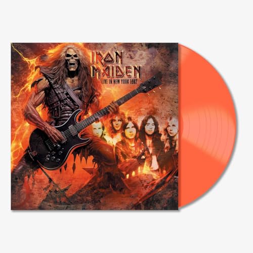 Album Art for Live In New York 1982 - Live At The Palladium, New York 29th July 1982 (Orange Vinyl) (Ltd) [Analog] by Iron Maiden
