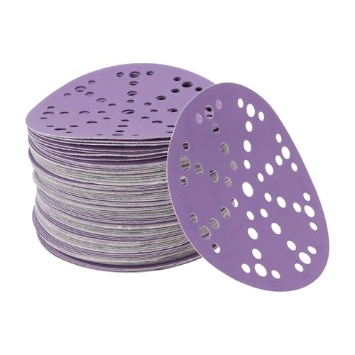 Feuilles de ponçage en céramique abrasive durable Motoforti 150mm à fixation rapide