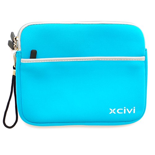 Xcivi Neoprene Protective Carry Case For Boogie Board Scribble 'N Play With Zip Accessary Pocket (Blue) #TOP2