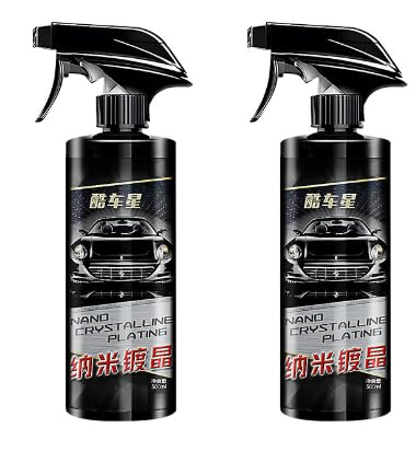 NALACAL Car Paint Protection, Car Coating Spray, High Protection Coating, Crystal Agent Car Coating, Vehicles Wax Spray, Scratch Plating, Revitalizing Paint Repair Polish (2PCS).