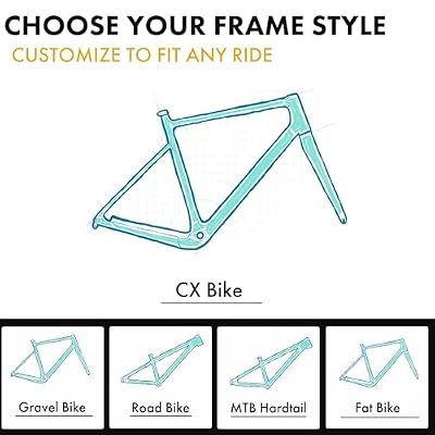XPEL Universal Bicycle Protection Base Kit for CX Bikes - Gloss Bike Frame Protection Kit - Top-Tier XPEL Invisiframe Film, Shields Against Damage, Easy to Clean