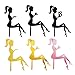 Aabellay 12 Stück Happy Birthday Cake Topper Dame Silhouette Geburtstag Tortenstecker High Heel Tortenaufsatz Acryl Kuchen Topper Tortendekoration für Männer Jungen Geburtstagsfeier Partys
