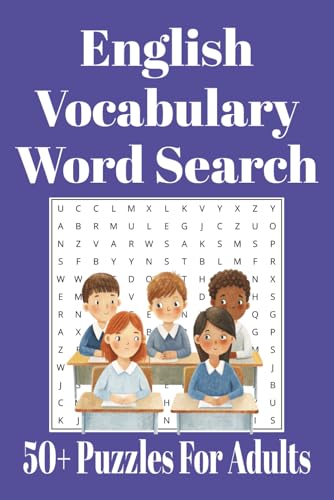 ESL Vocabulary Word Search Puzzle Book: Word Search with Easy to Read Print about English Speech, English Vocabulary, English Language and more | 6x9 ... Gift for Vacations, Holidays and Free Time