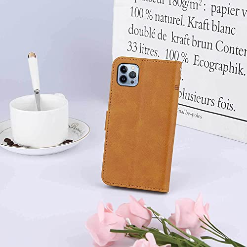 Étui pour iPhone 13 Mini Pro Max avec béquille de blocage RFID