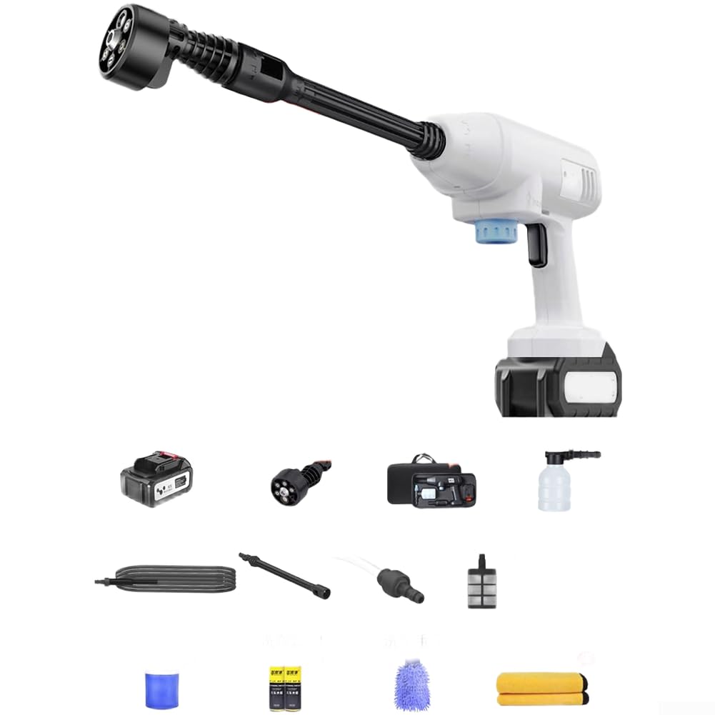 Idropulitrice Cordless 24V 2.5MPa Portatile Auto(white)