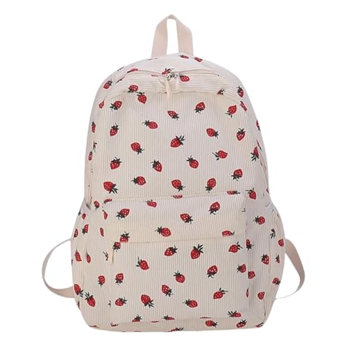 Mochila de viaje beige y estilo bohemio ideal para ordenador portátil en el campus universitario