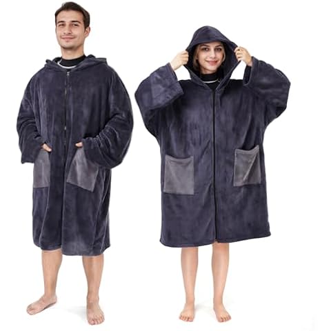 Owntop Hooded Towel Poncho for Adults Cover
