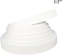 Vista 4 de Tiras de cuero blanco de 1.5 pulgadas de ancho – Correas de cuero Latigo de hasta 96 pulgadas de largo – 6-7 oz. (0.094 – 0.110 in) Tiras de cuero