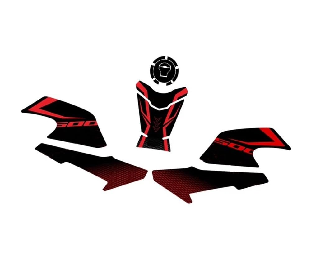Motorcycle Tank Pad Sticker Decals Accessoriesr for CB500X 2023 Traction Pad Decal(Color2)
