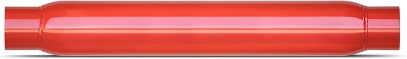 Silencioso Glasspack Thrush 24214 com entrada e saída de 2,5 polegadas – 1 unidade