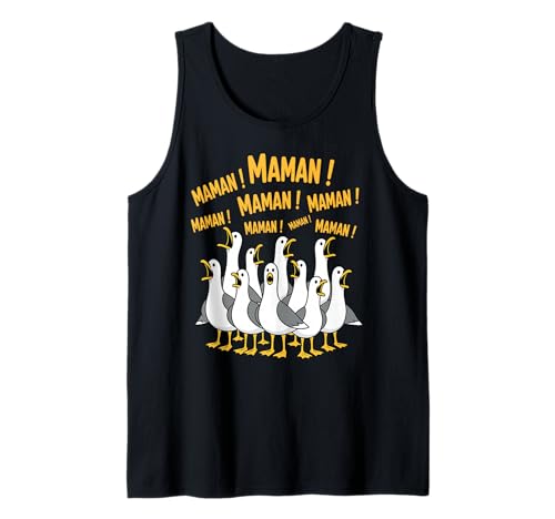 Motif Mouette Drôle Maman Meme Oiseaux Criant Maman Débardeur