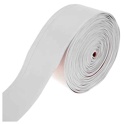 PrimeMatik - Självhäftande flexibel golvlist 70 x 20 mm. Längd 10 m vit
